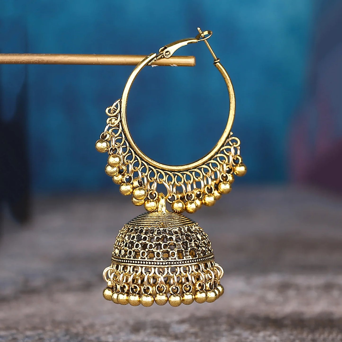 Ethnic Tassel Jhumki Set