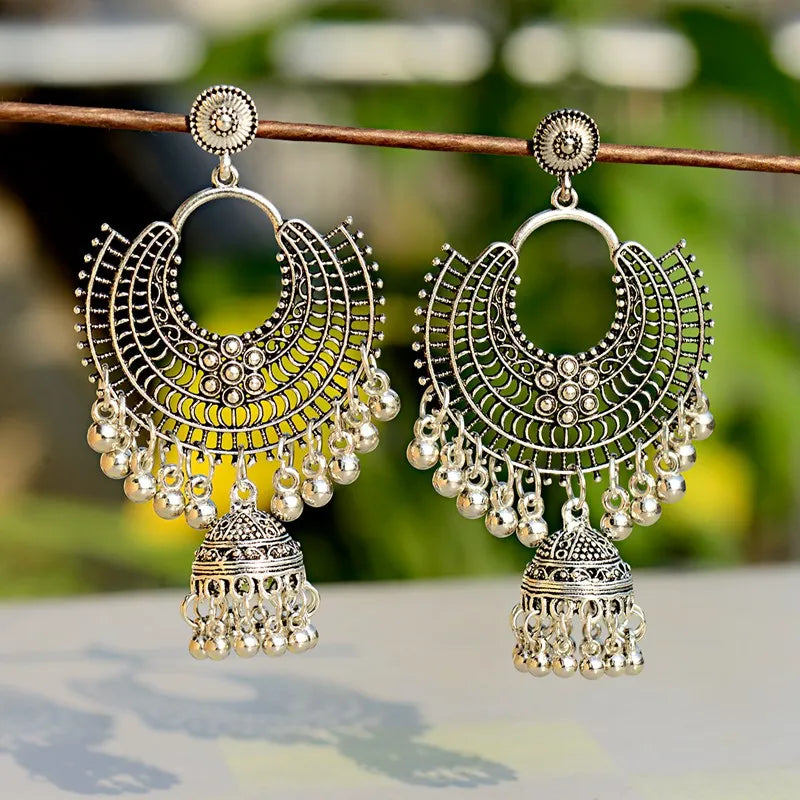 ✨ Royal Heritage Jhumkas – Timeless Elegance