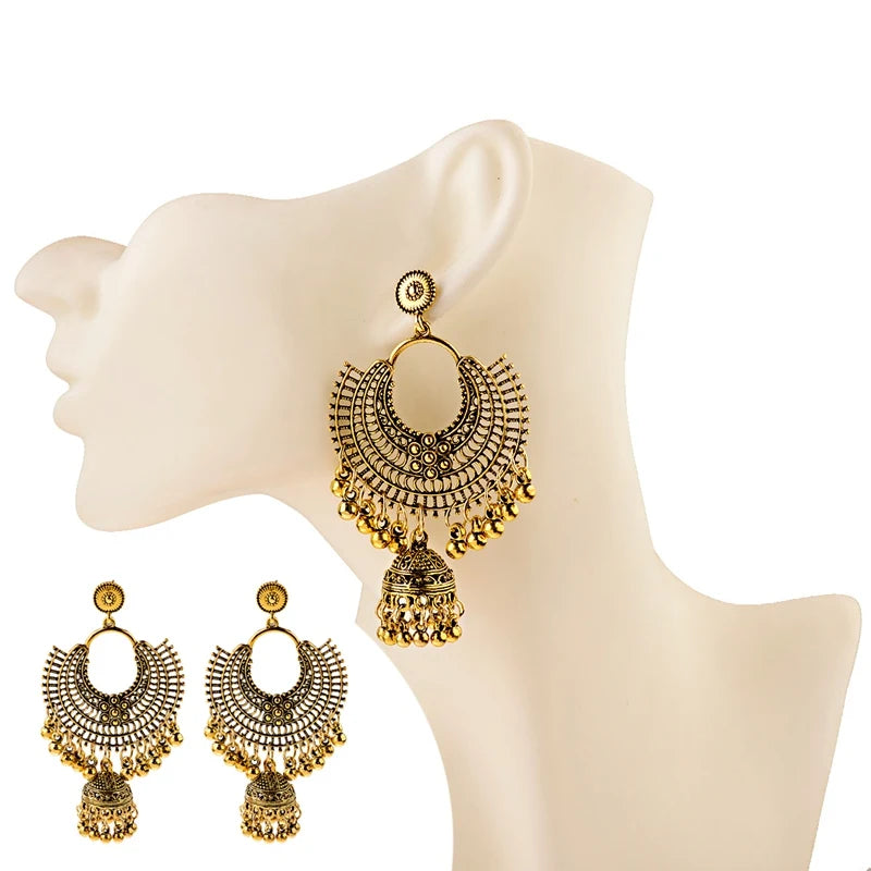 ✨ Royal Heritage Jhumkas – Timeless Elegance