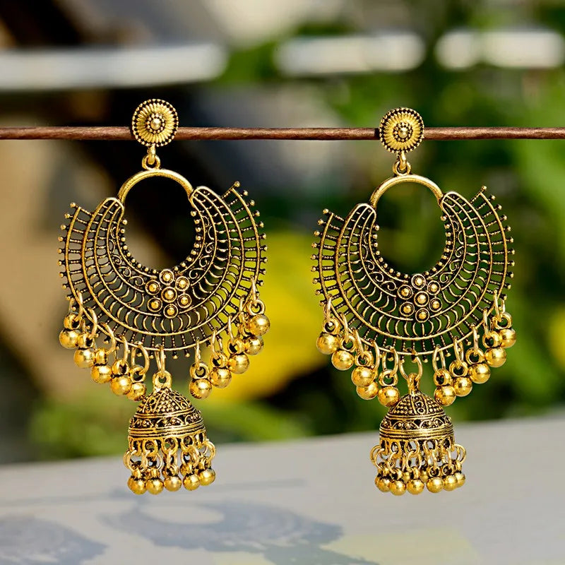 ✨ Royal Heritage Jhumkas – Timeless Elegance