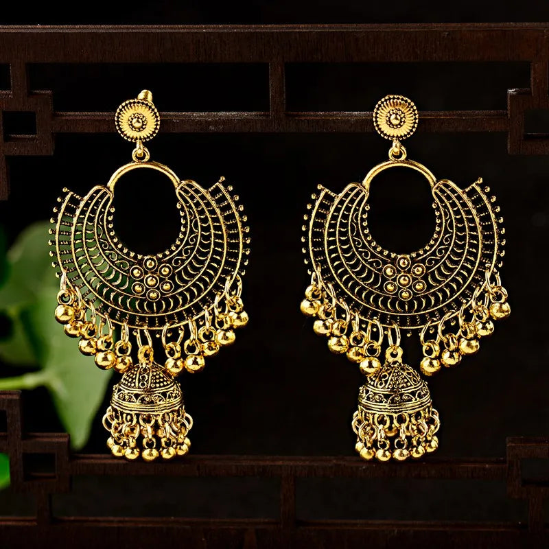 ✨ Royal Heritage Jhumkas – Timeless Elegance