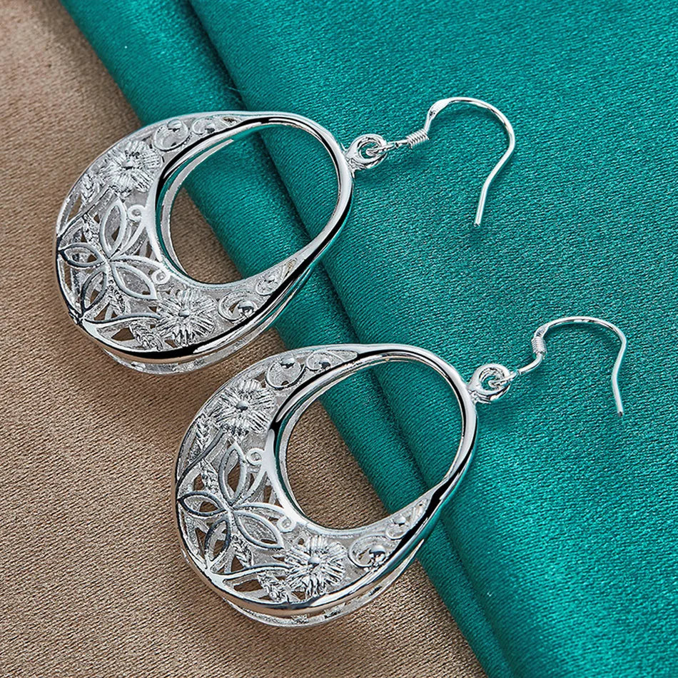 👜 Sterling Silver Handbag Earrings