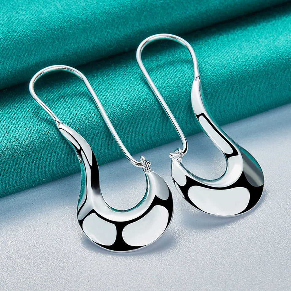 ✨ Sterling Silver Meniscus Earrings ✨