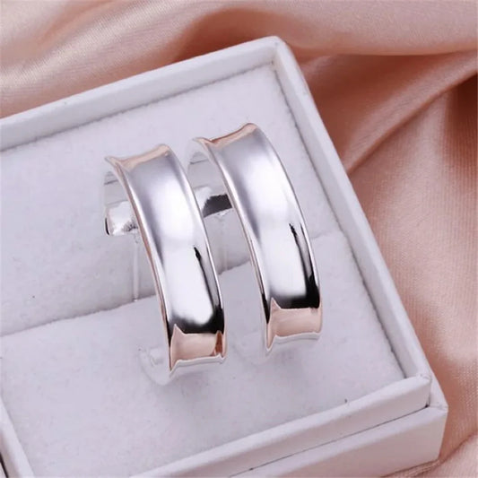 Classic Silver Stud Earrings