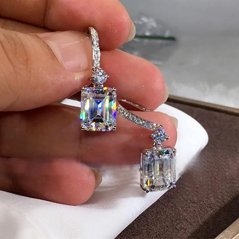 Sparkling Zircon Luxury Earrings