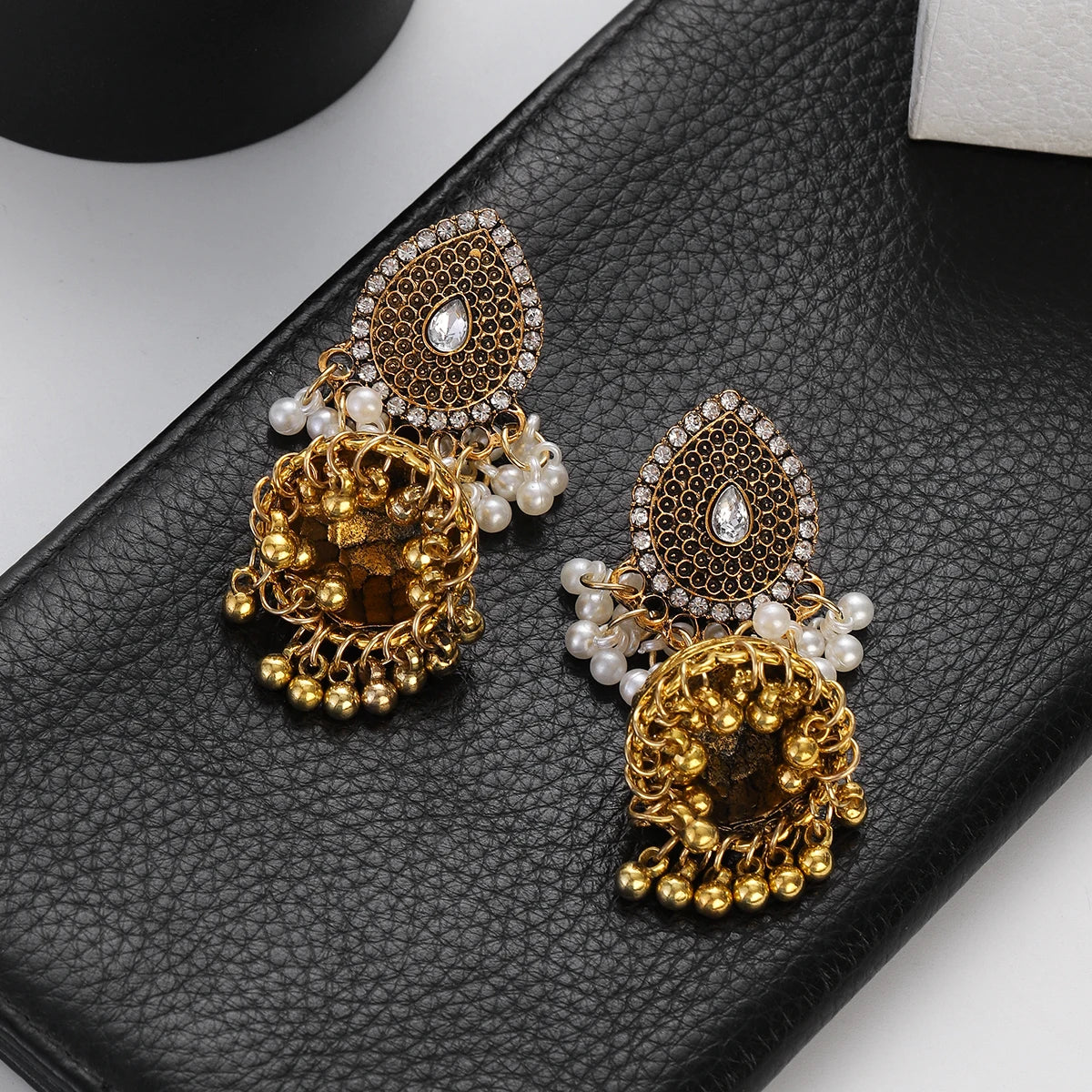 ✨ Afghan Royal Jhumkas – Timeless Elegance