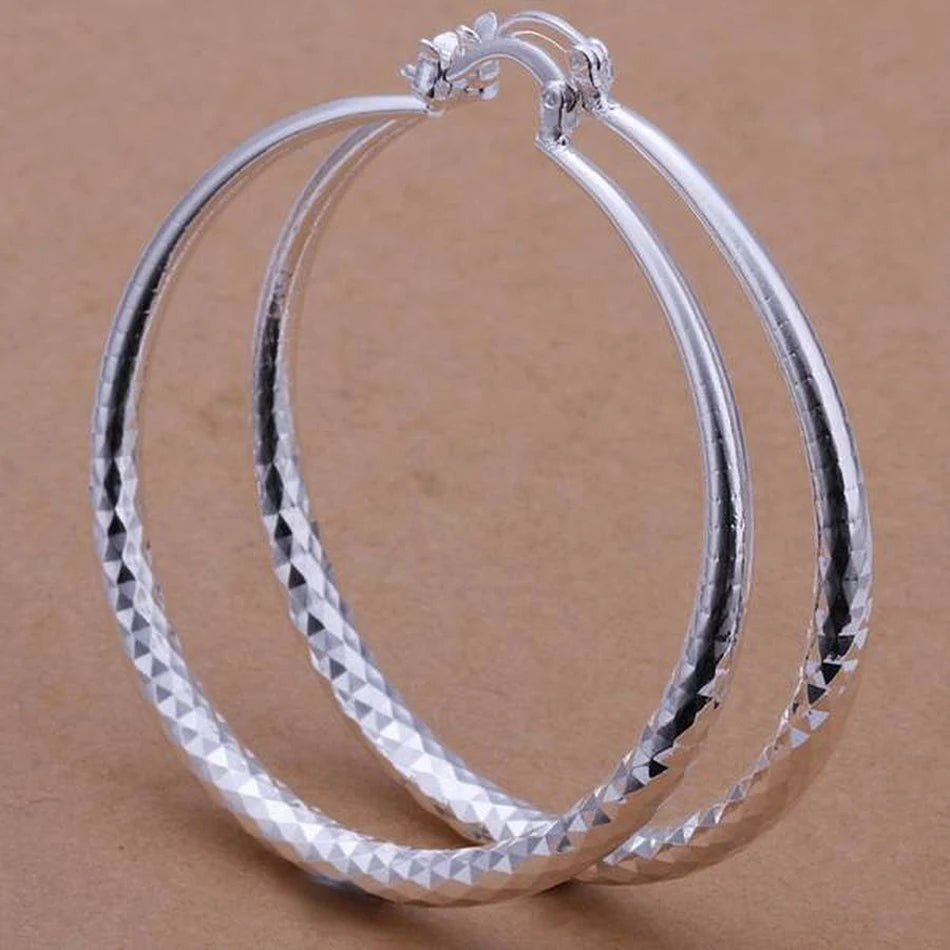 Classic 925 Silver Hoops