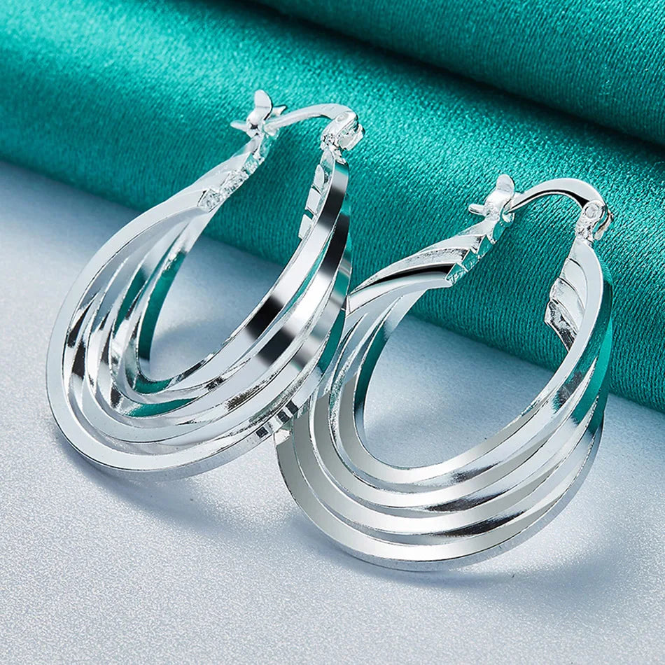 ✨ 925 Silver Multiple Ring Earrings ✨