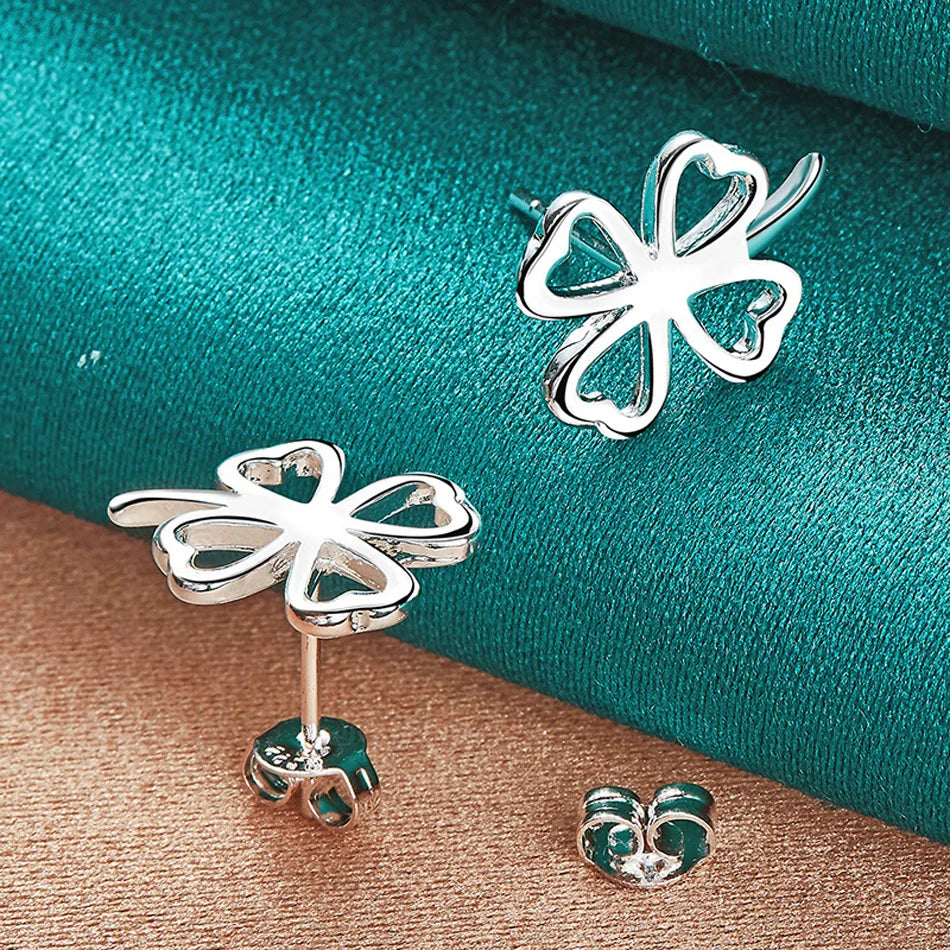 ✨ "Lucky Clover Sterling Elegance" ✨