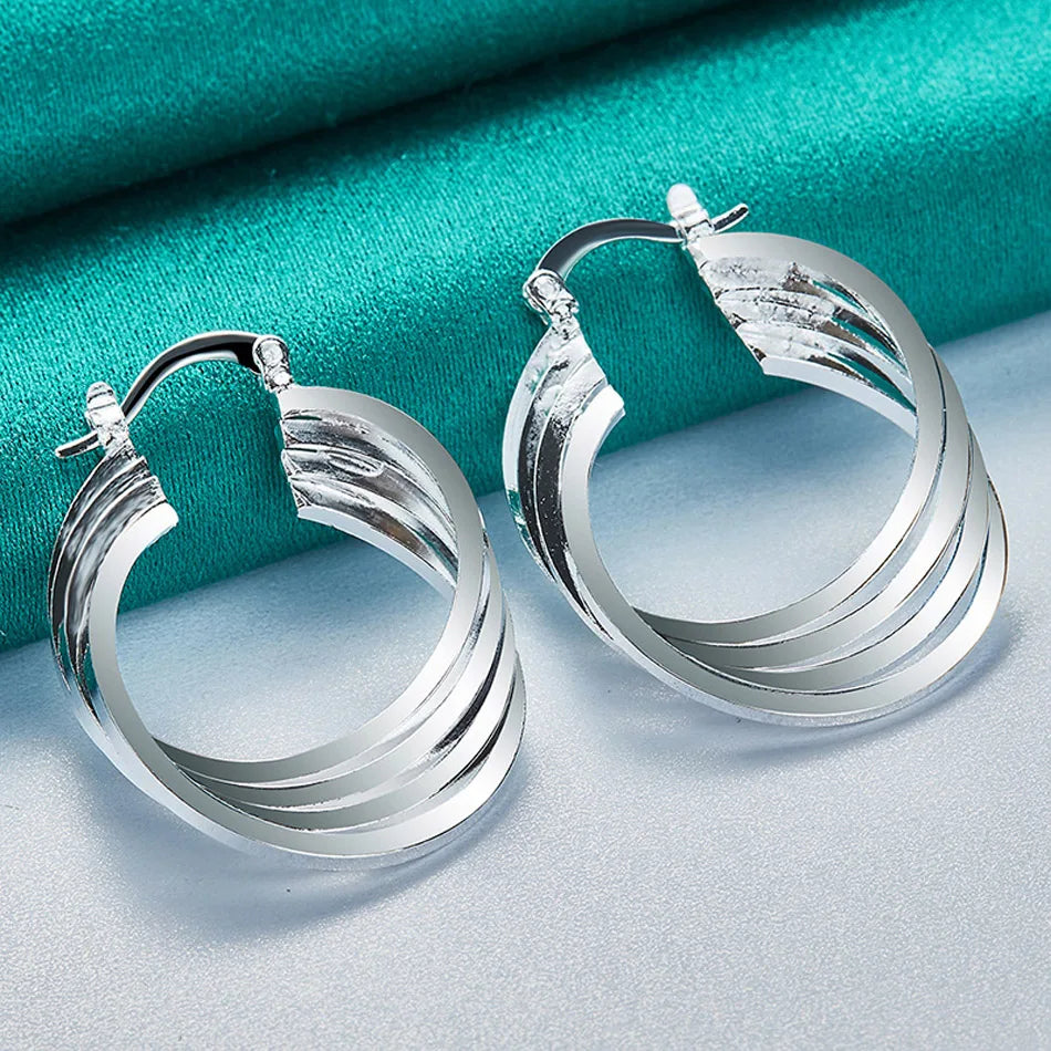 ✨ 925 Silver Multiple Ring Earrings ✨