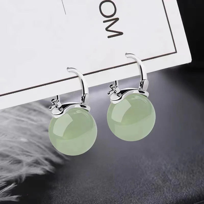 Luxury Handcrafted Jade Earrings