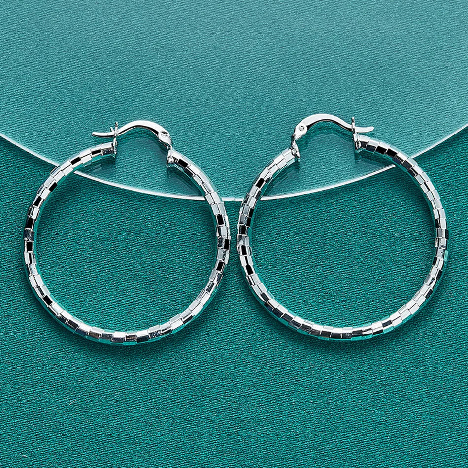 ✨ Mirror Face Circle Earrings ✨