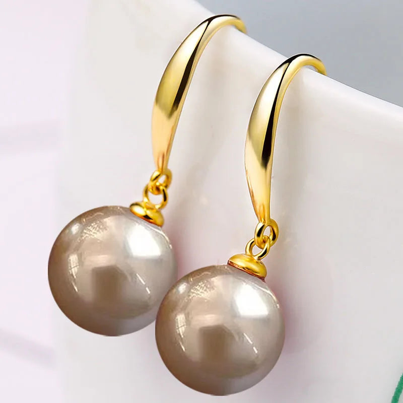 Luxury 18K Gold Shell Pearls