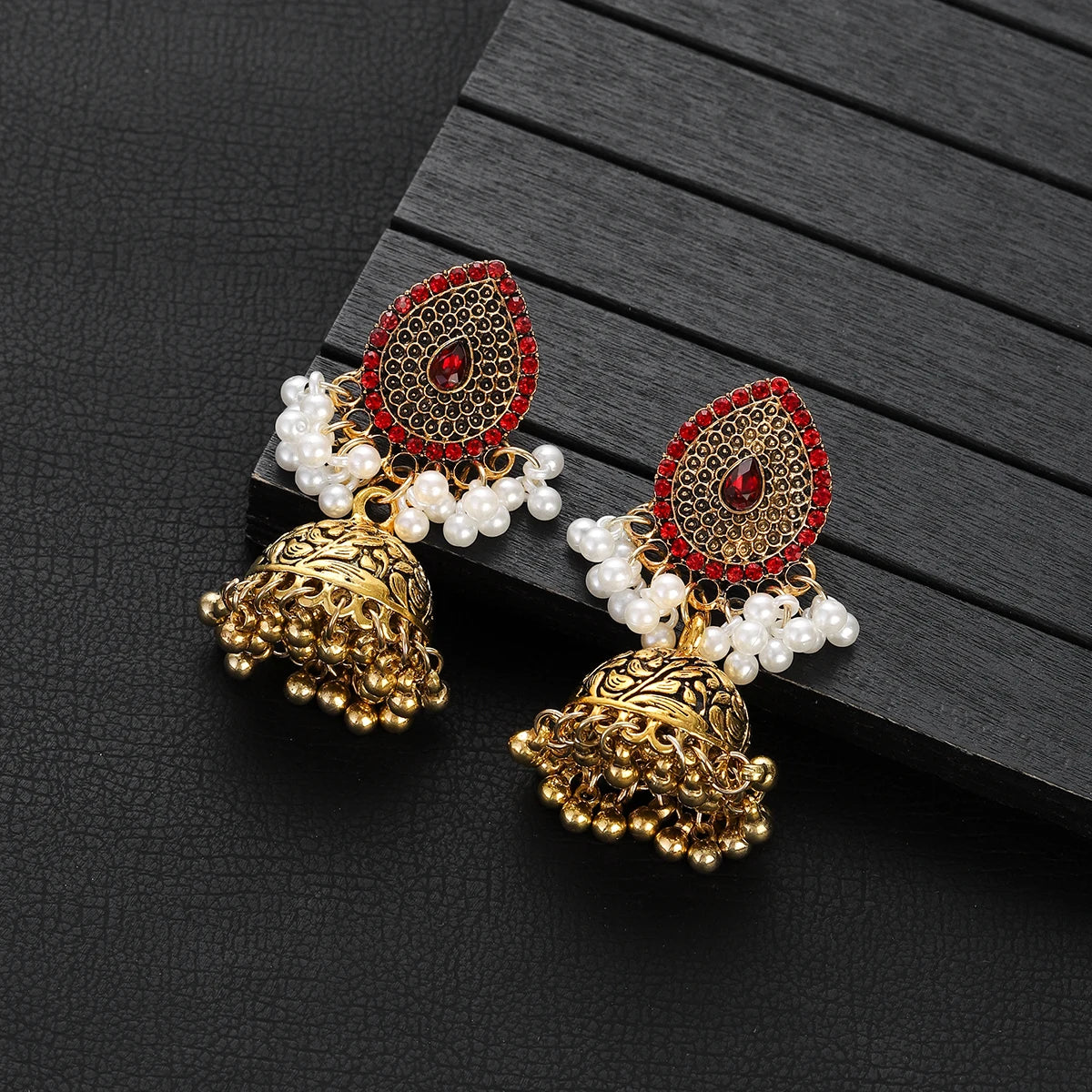 ✨ Afghan Royal Jhumkas – Timeless Elegance