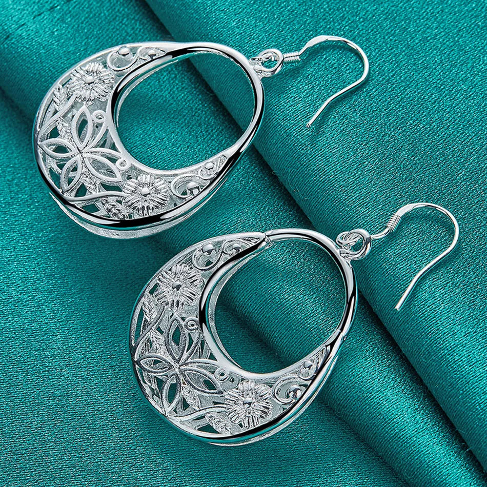 👜 Sterling Silver Handbag Earrings