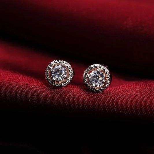 Dazzling 925 Silver Crystal Studs