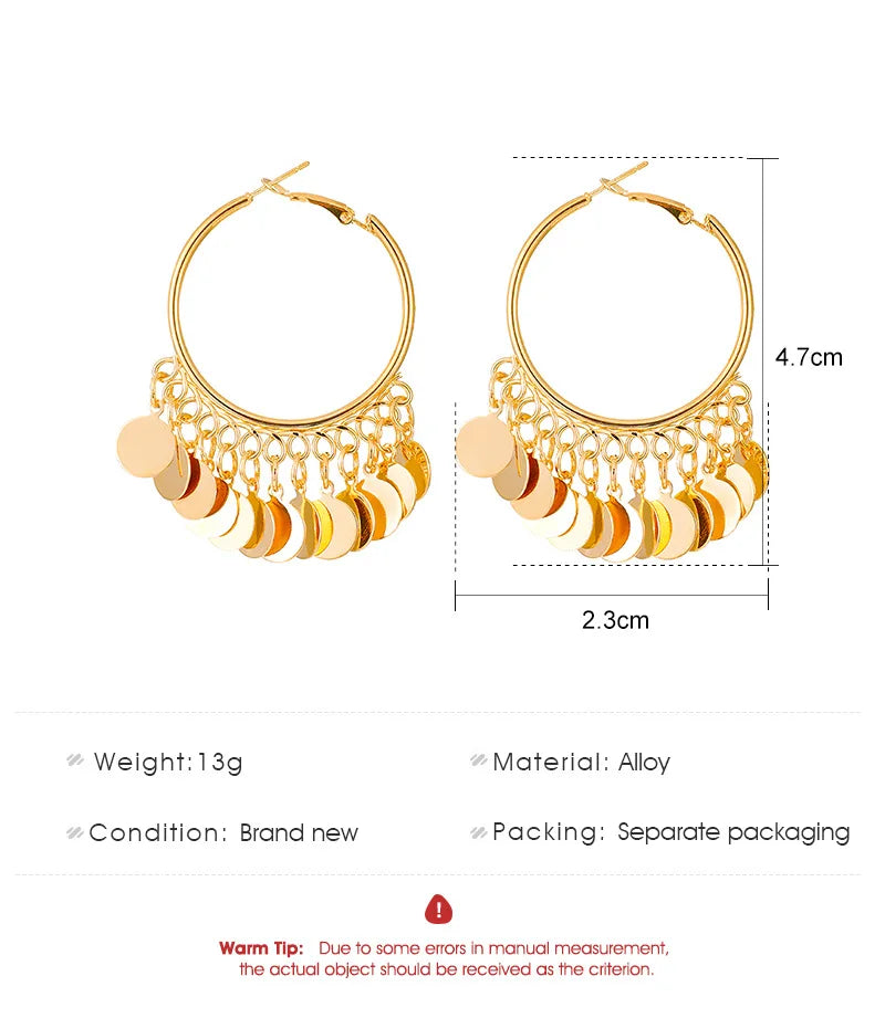 Golden Glow Boho Earrings