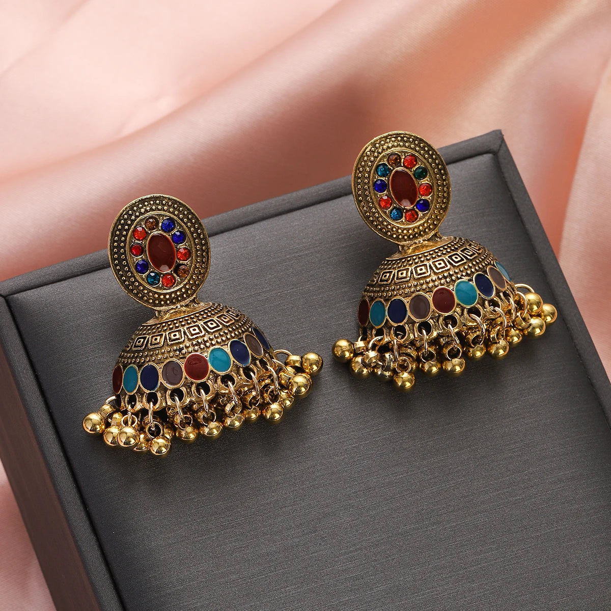 ✨ Luxury Boho Jhumkas – Timeless Elegance