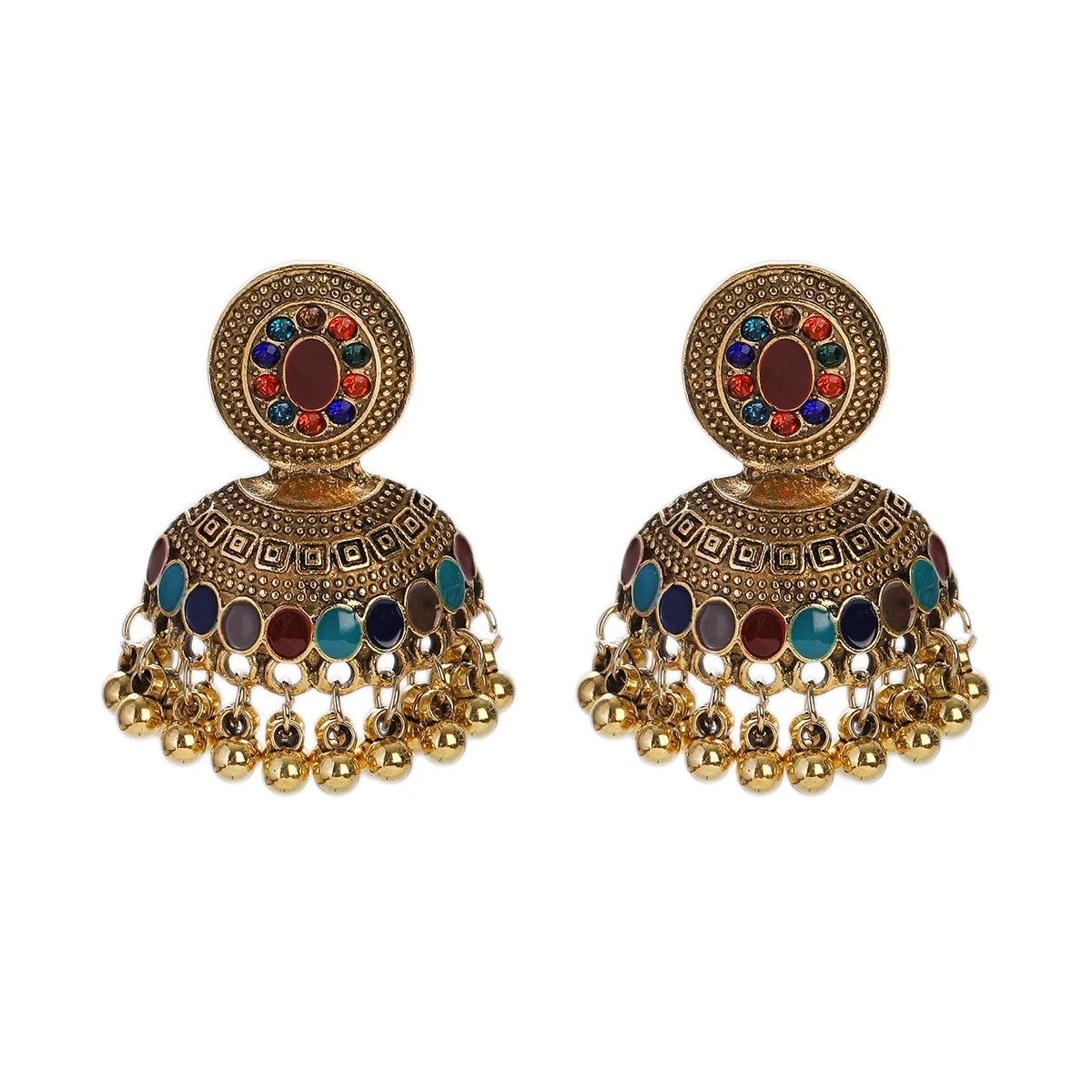 ✨ Luxury Boho Jhumkas – Timeless Elegance