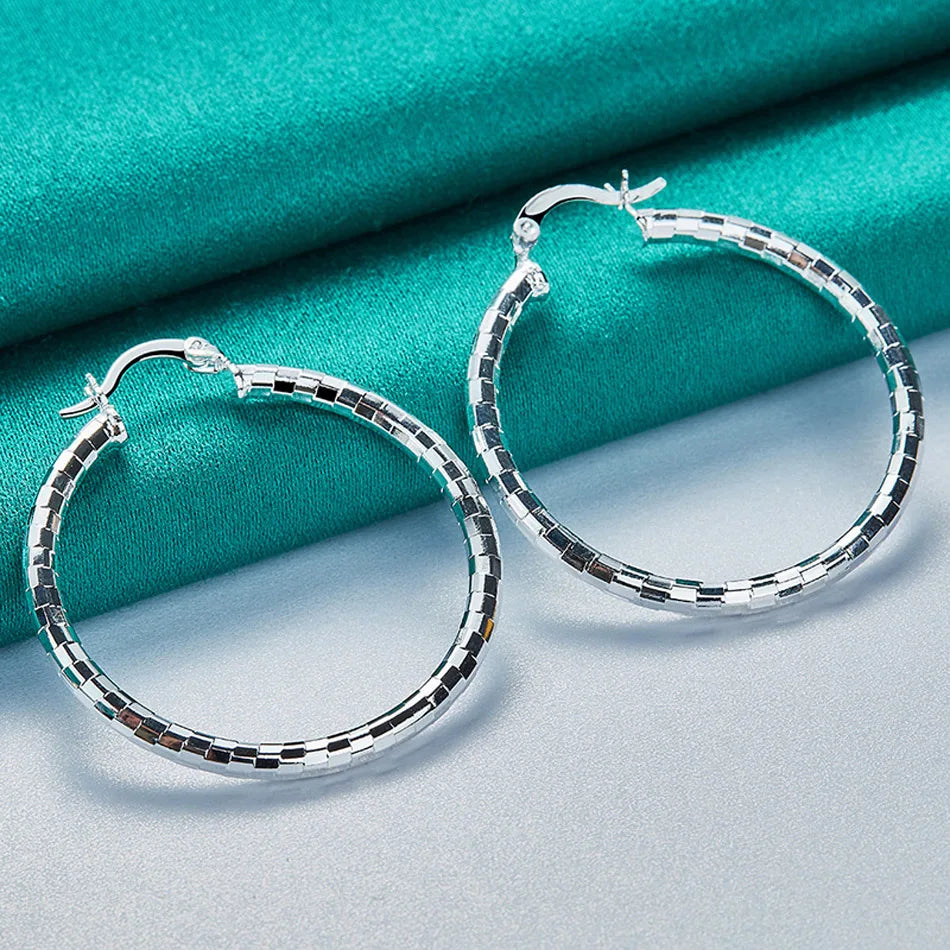 ✨ Mirror Face Circle Earrings ✨