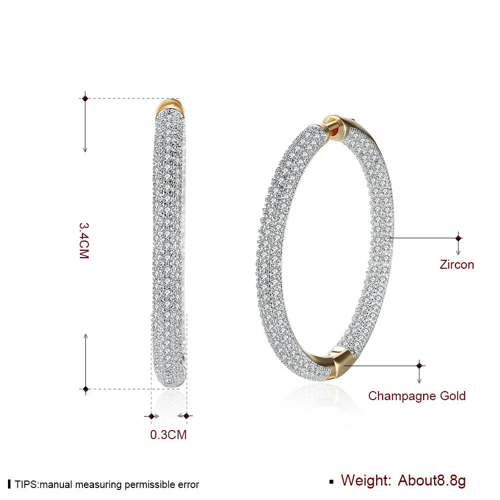 Glamorous Circle Earrings for Women