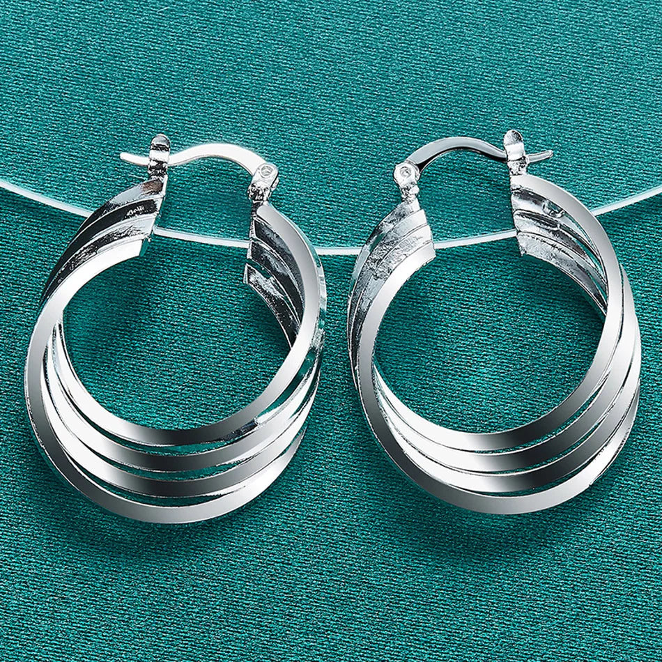 ✨ 925 Silver Multiple Ring Earrings ✨