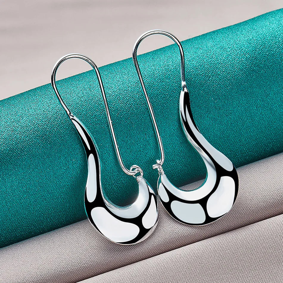 ✨ Sterling Silver Meniscus Earrings ✨