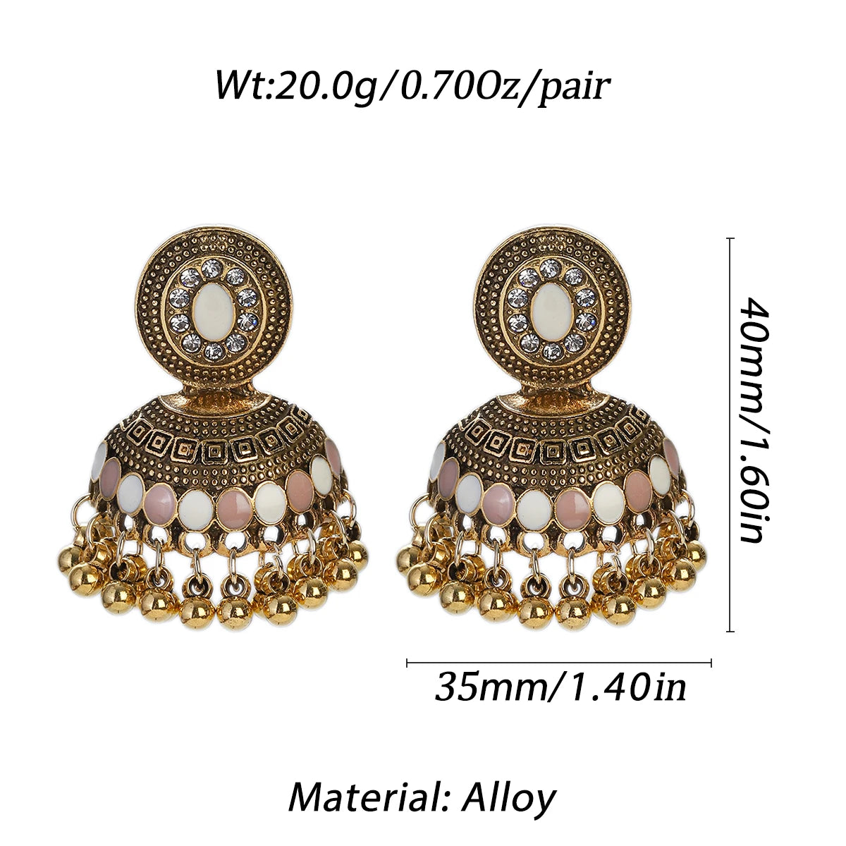 ✨ Luxury Boho Jhumkas – Timeless Elegance