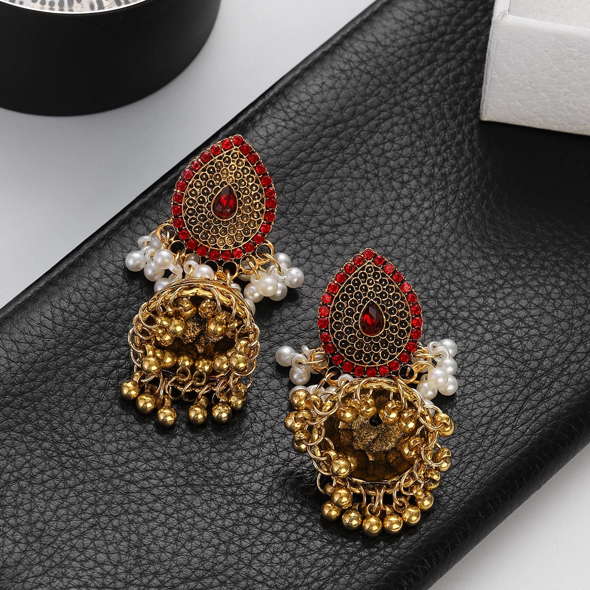 ✨ Afghan Royal Jhumkas – Timeless Elegance