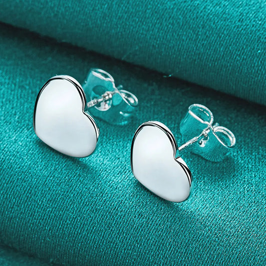 Luxury 925 Silver Love Studs