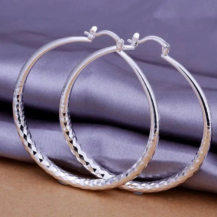 Classic 925 Silver Hoops