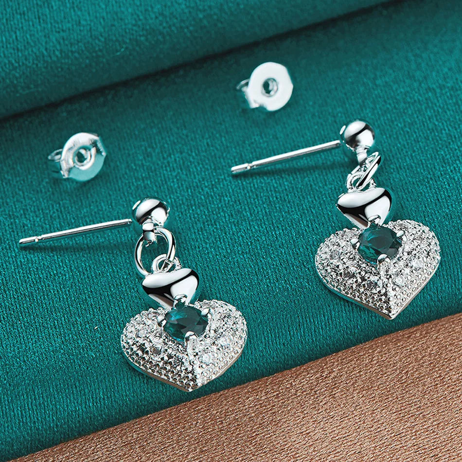 💎 "Eternal Love: Sterling Heart Studs" 💎