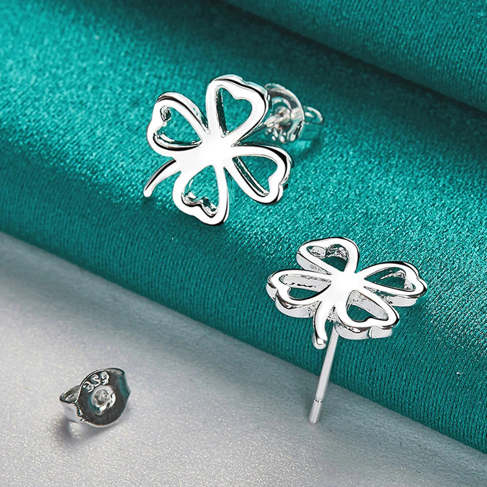 ✨ "Lucky Clover Sterling Elegance" ✨