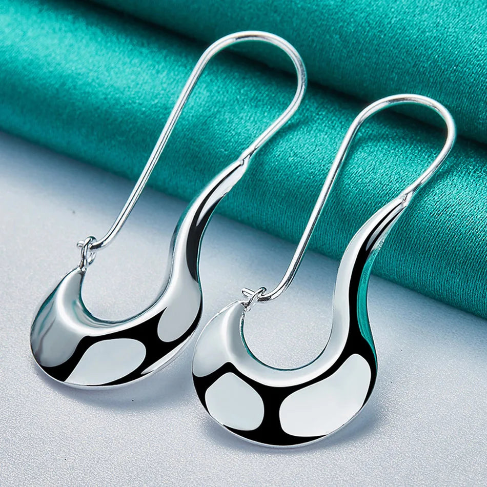 ✨ Sterling Silver Meniscus Earrings ✨