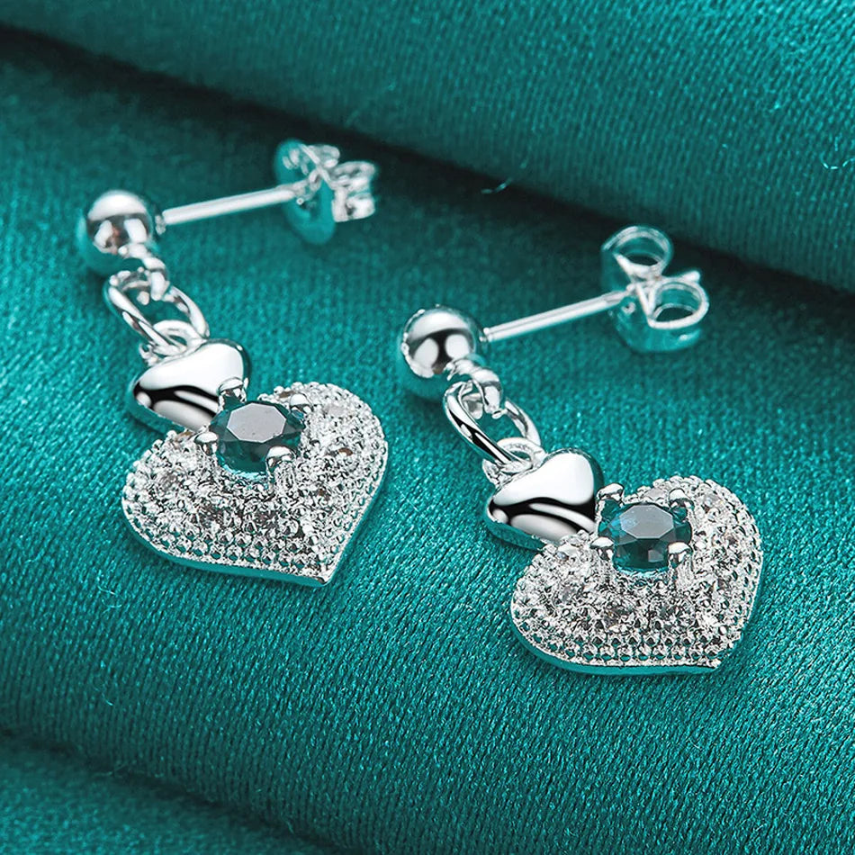 💎 "Eternal Love: Sterling Heart Studs" 💎