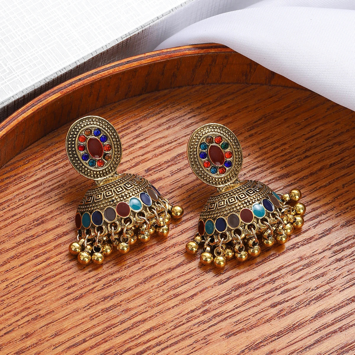 ✨ Luxury Boho Jhumkas – Timeless Elegance