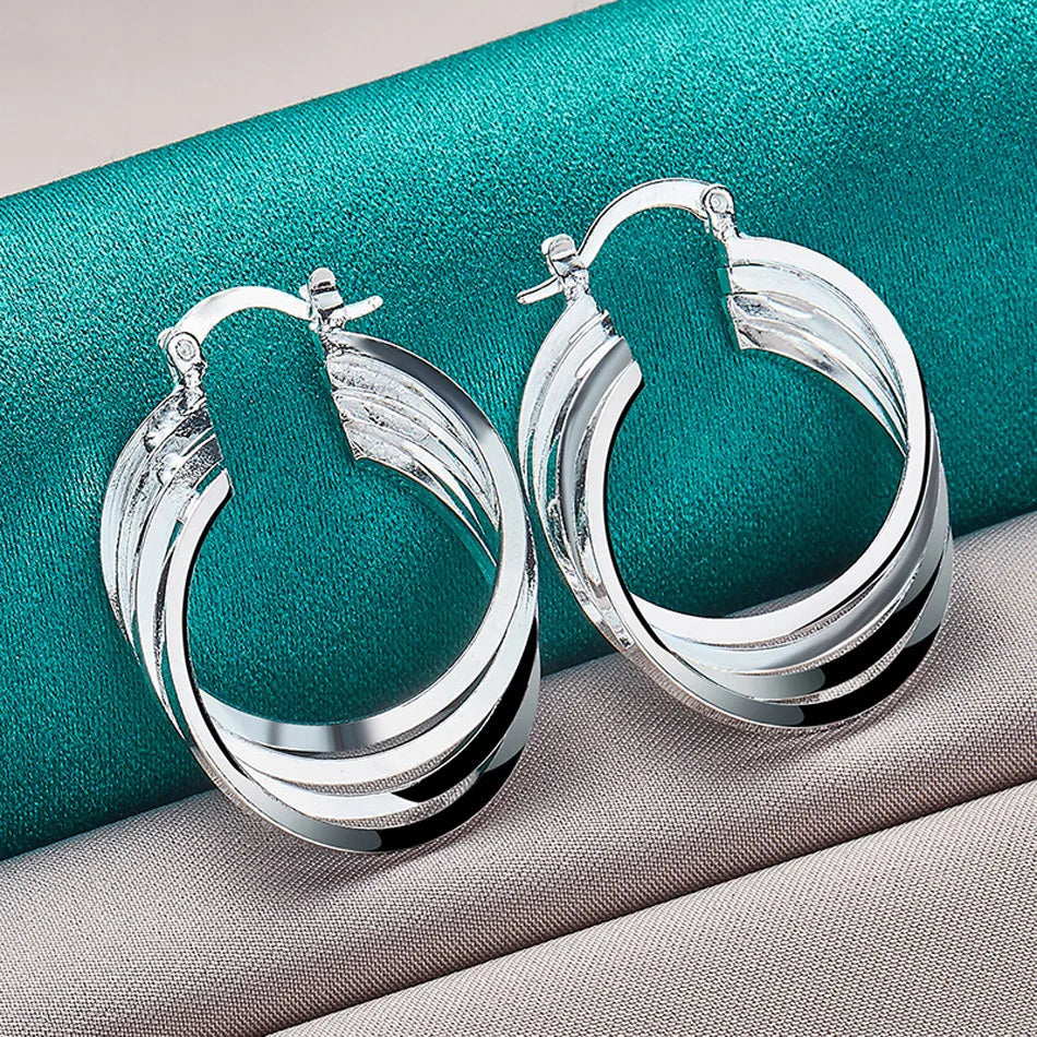 ✨ 925 Silver Multiple Ring Earrings ✨