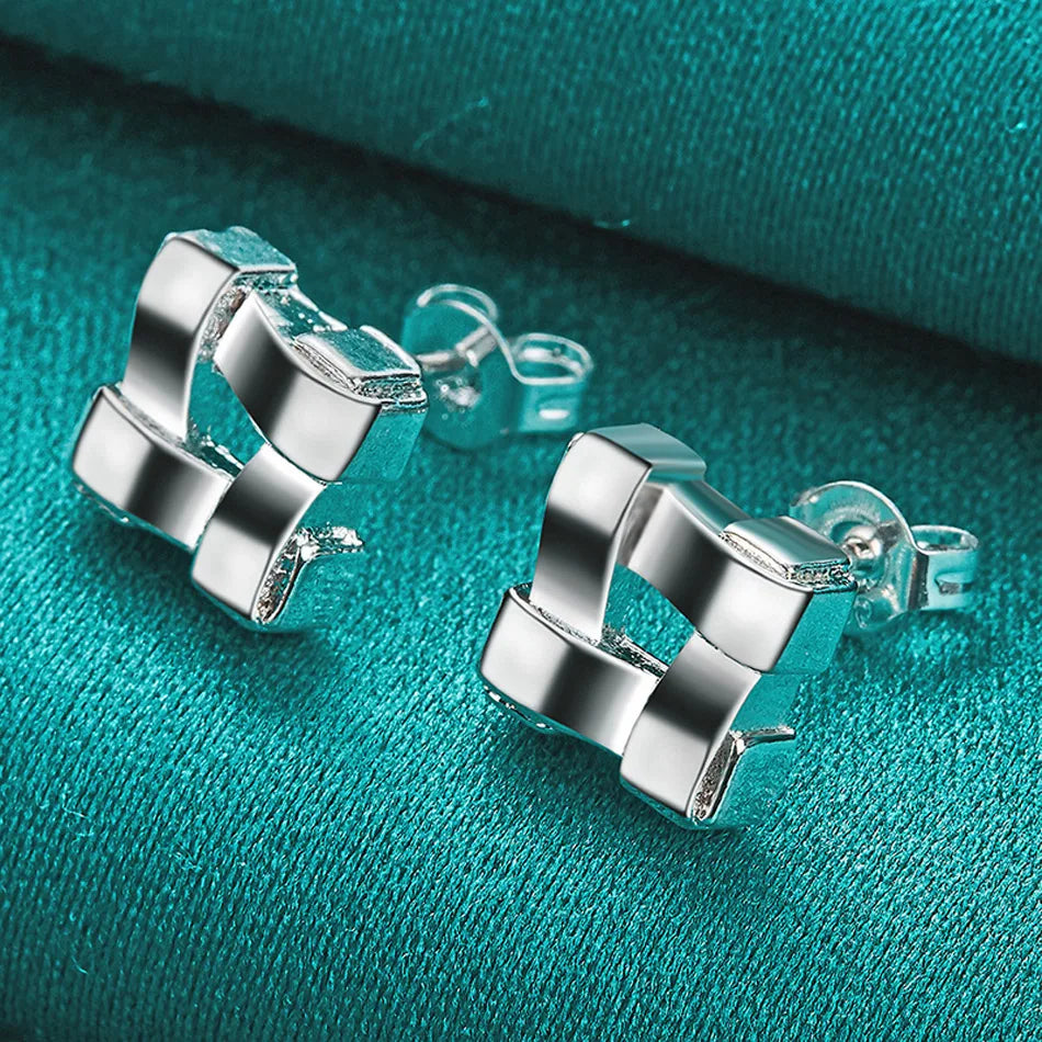 ✨ "Modern Elegance: 925 Silver Studs" ✨