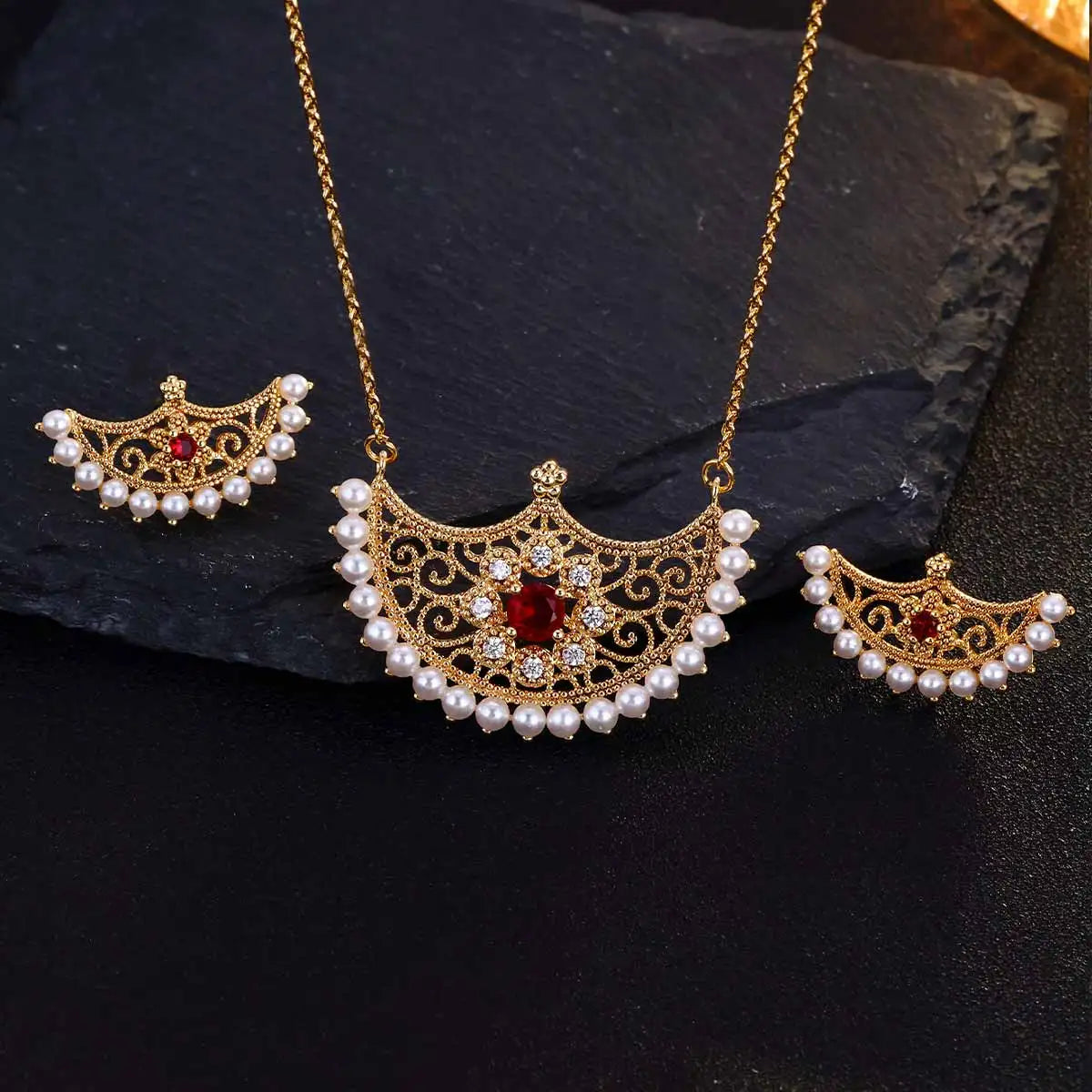 Royal Queen CZ Jewelry Set