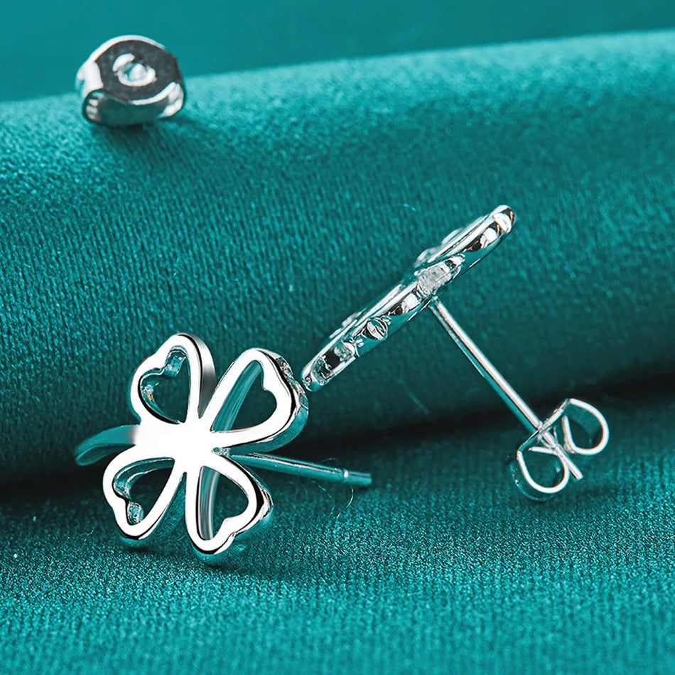 ✨ "Lucky Clover Sterling Elegance" ✨