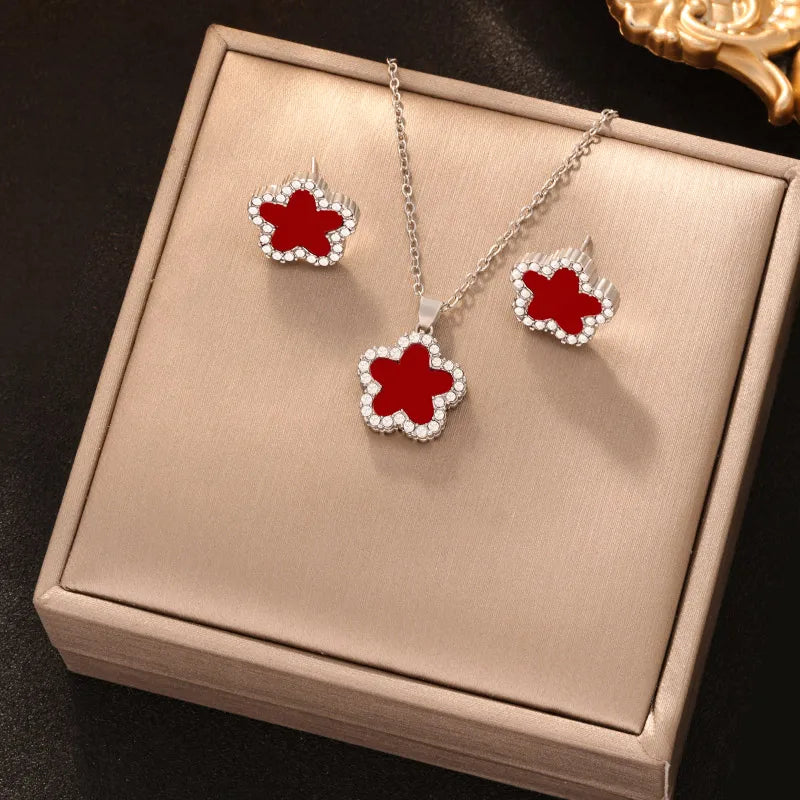 Radiant Bloom Jewelry Set