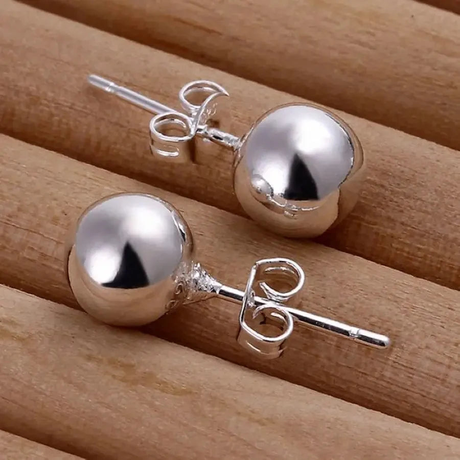 LuxeGlow Sterling Studs