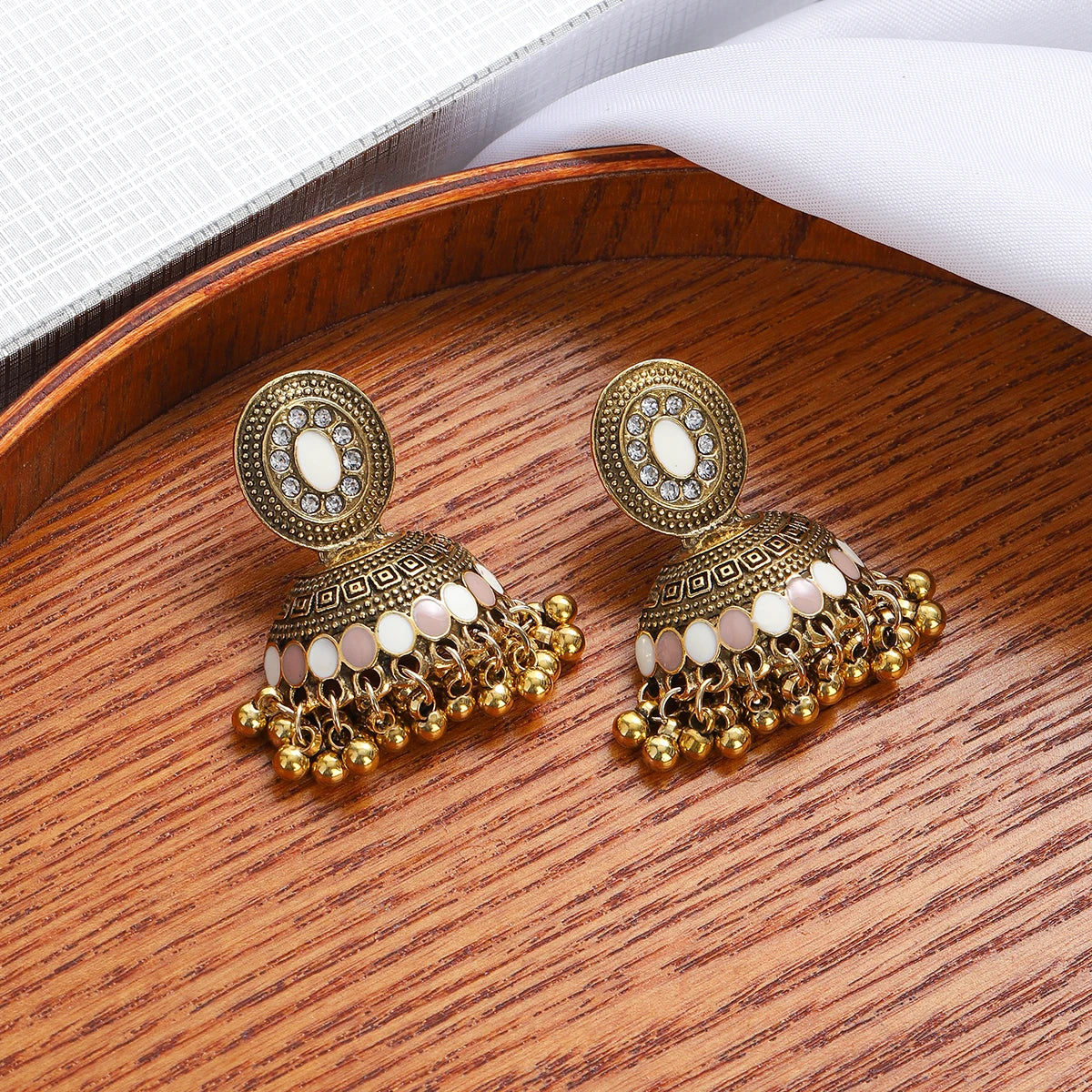 ✨ Luxury Boho Jhumkas – Timeless Elegance