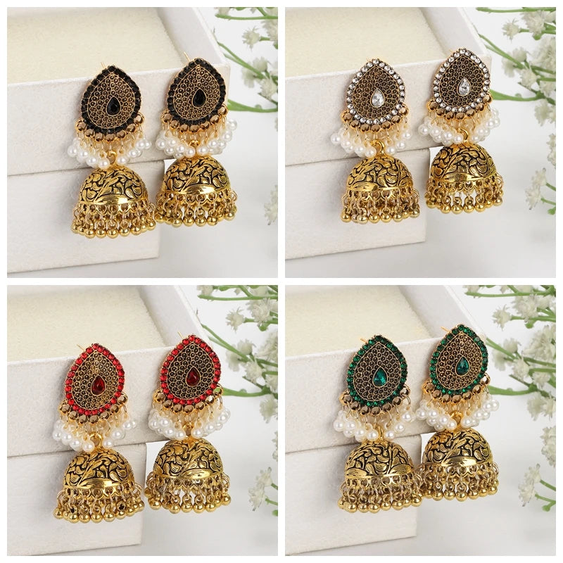 ✨ Afghan Royal Jhumkas – Timeless Elegance