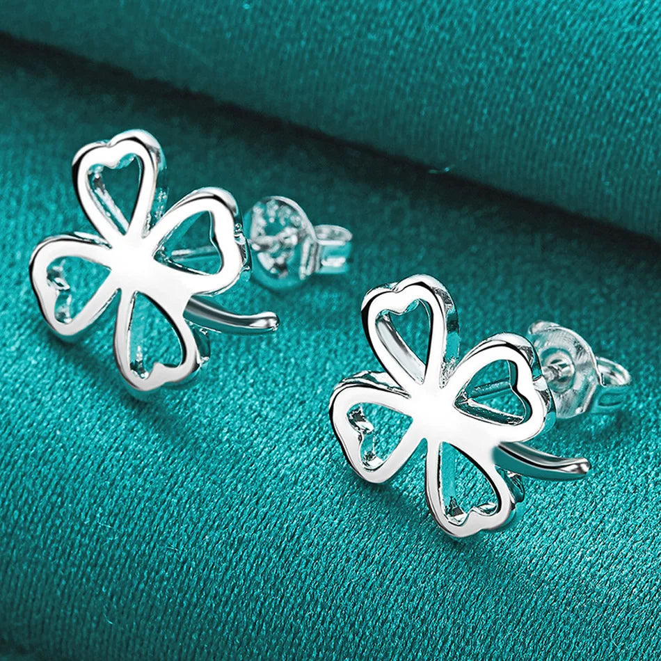 ✨ "Lucky Clover Sterling Elegance" ✨