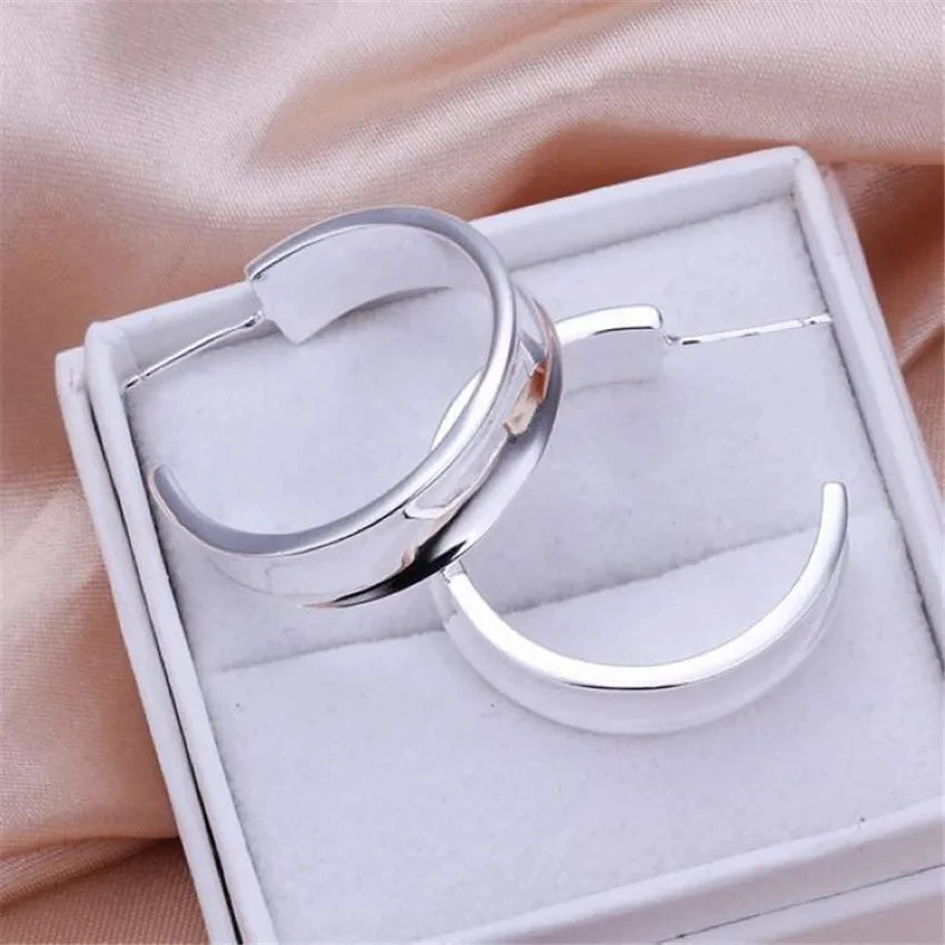 Classic Silver Stud Earrings