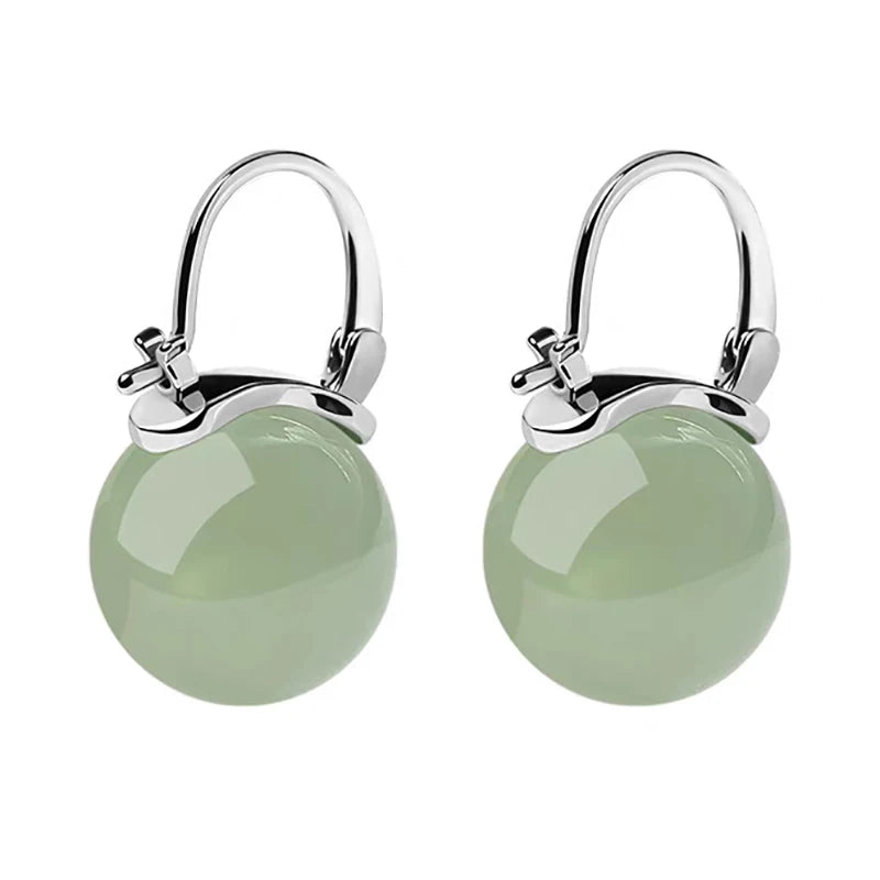 Luxury Handcrafted Jade Earrings