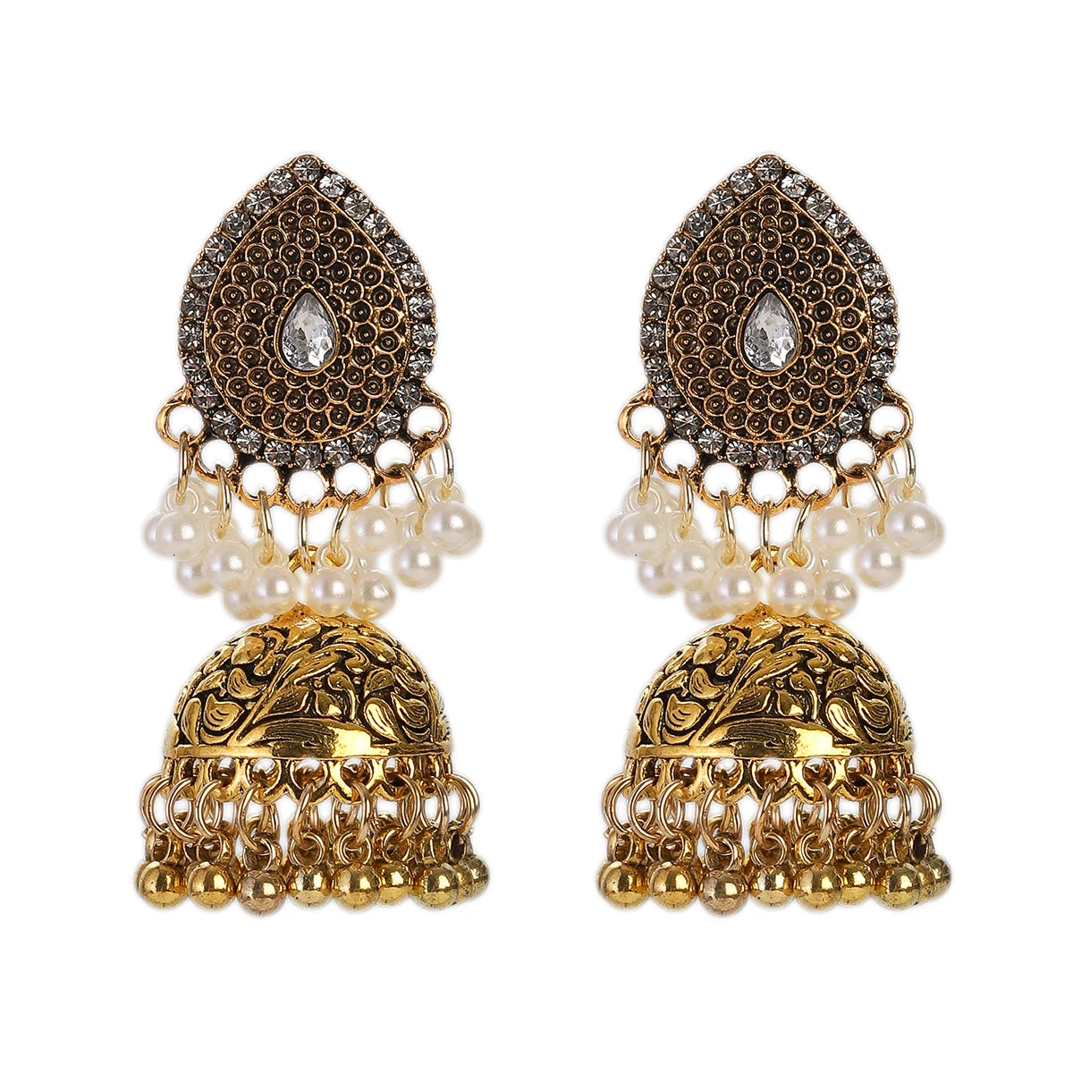 ✨ Afghan Royal Jhumkas – Timeless Elegance