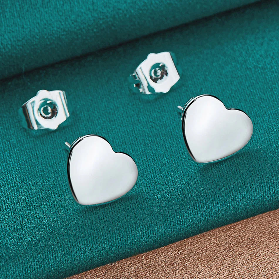 Luxury 925 Silver Love Studs