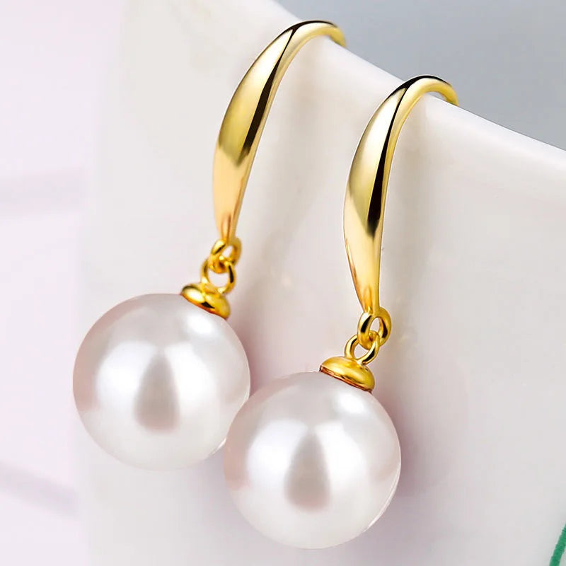 Luxury 18K Gold Shell Pearls